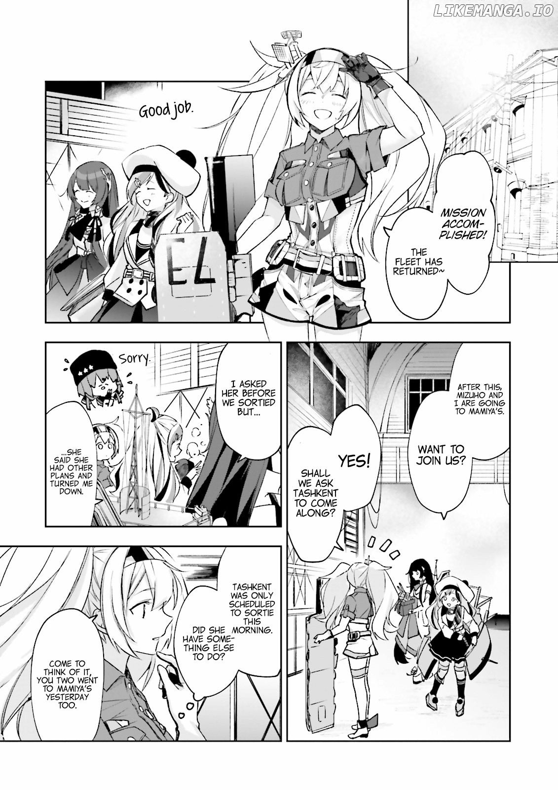 Kantai Collection -KanColle- Tonight, Another "Salute"! chapter 10 - page 9