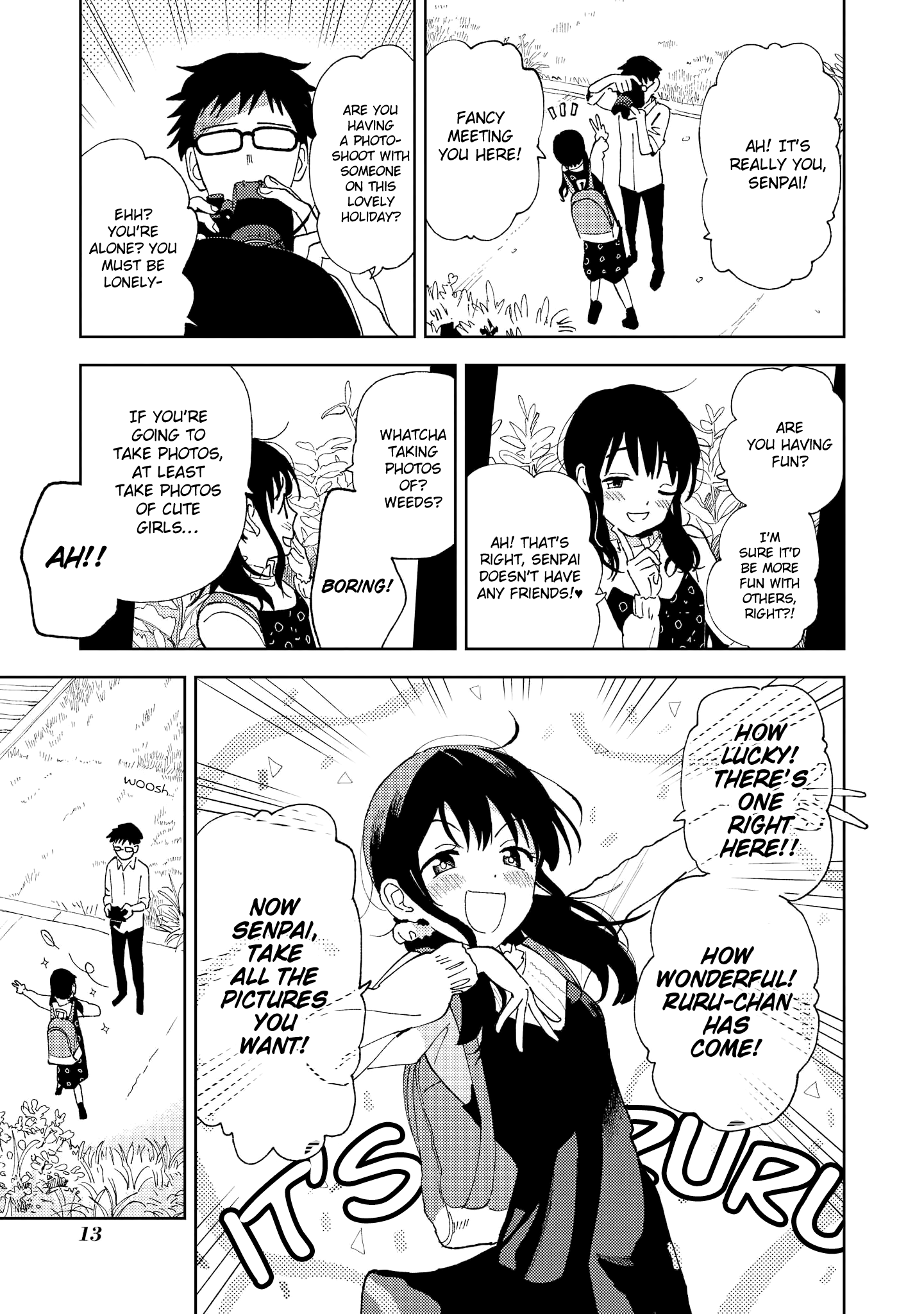 Just Flirting With a Cute, Annoying Kouhai chapter 2 - page 4
