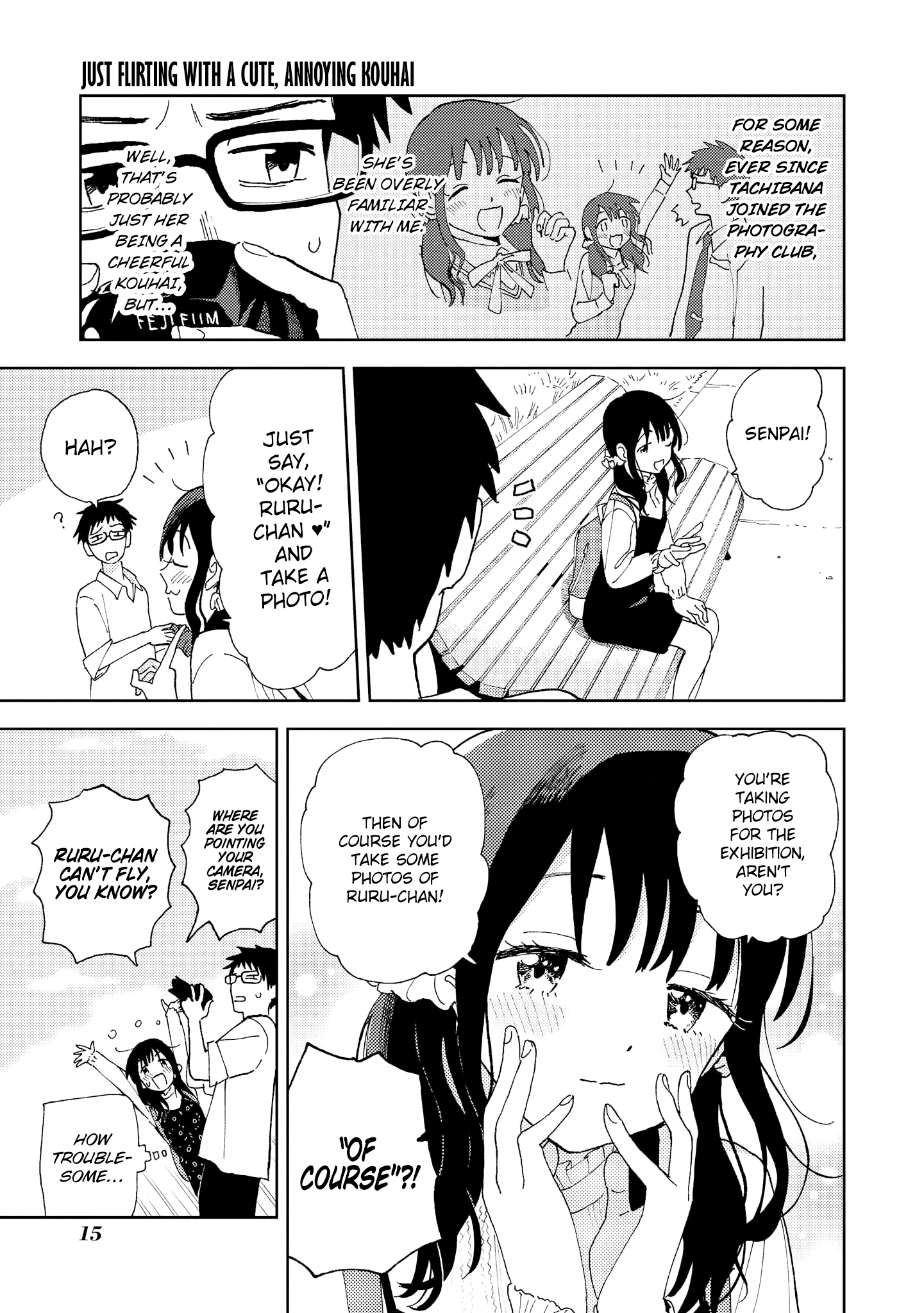 Just Flirting With a Cute, Annoying Kouhai chapter 2 - page 6