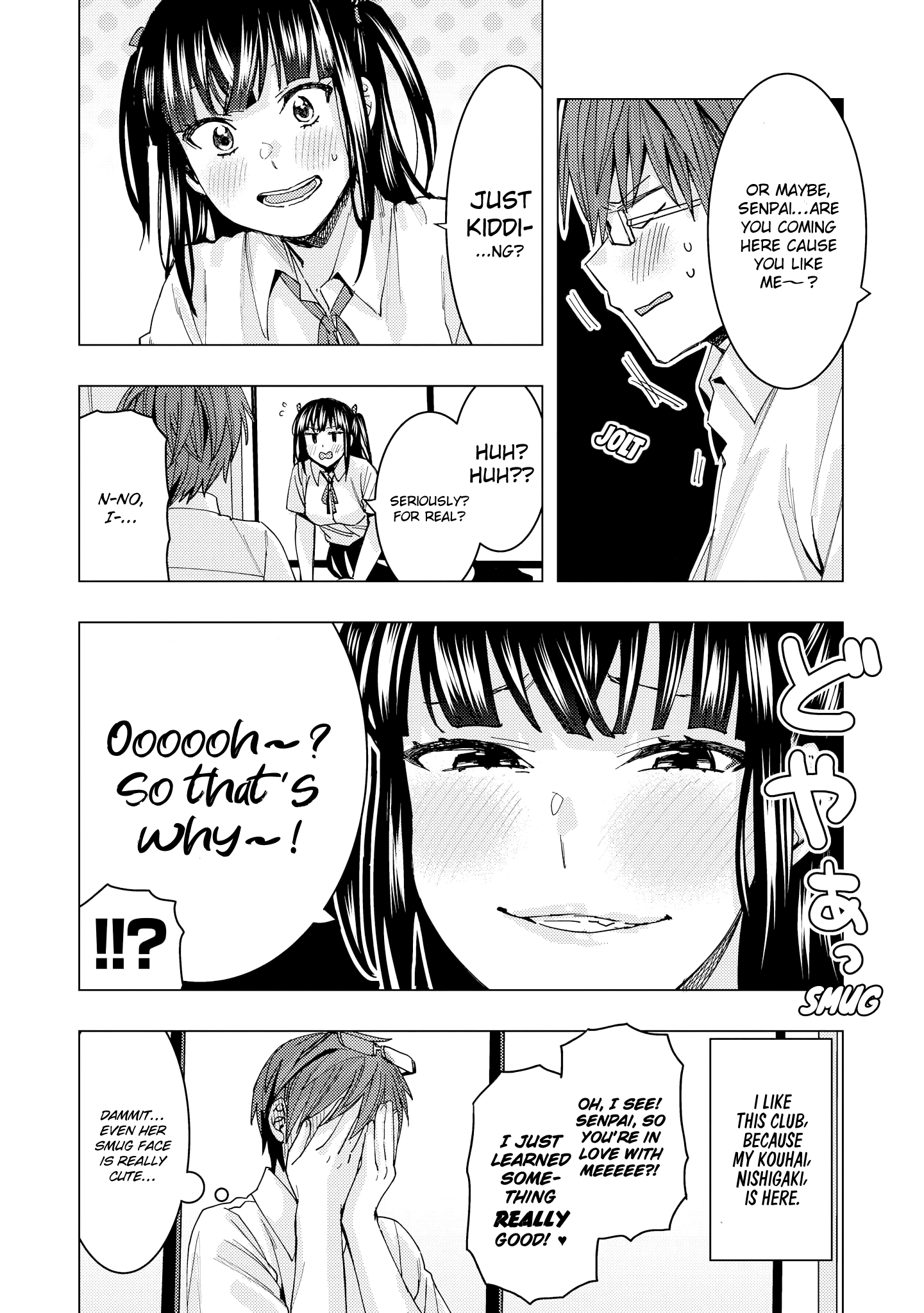 Just Flirting With a Cute, Annoying Kouhai chapter 4 - page 3