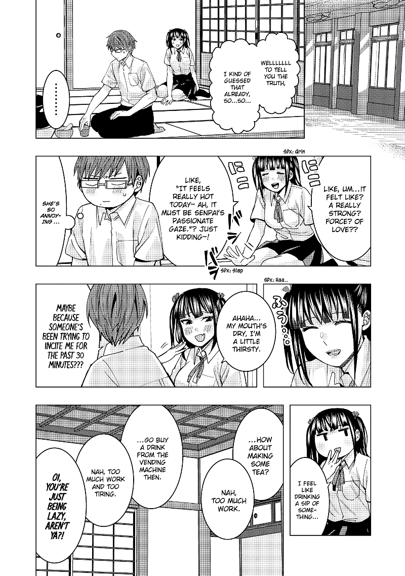 Just Flirting With a Cute, Annoying Kouhai chapter 4 - page 4