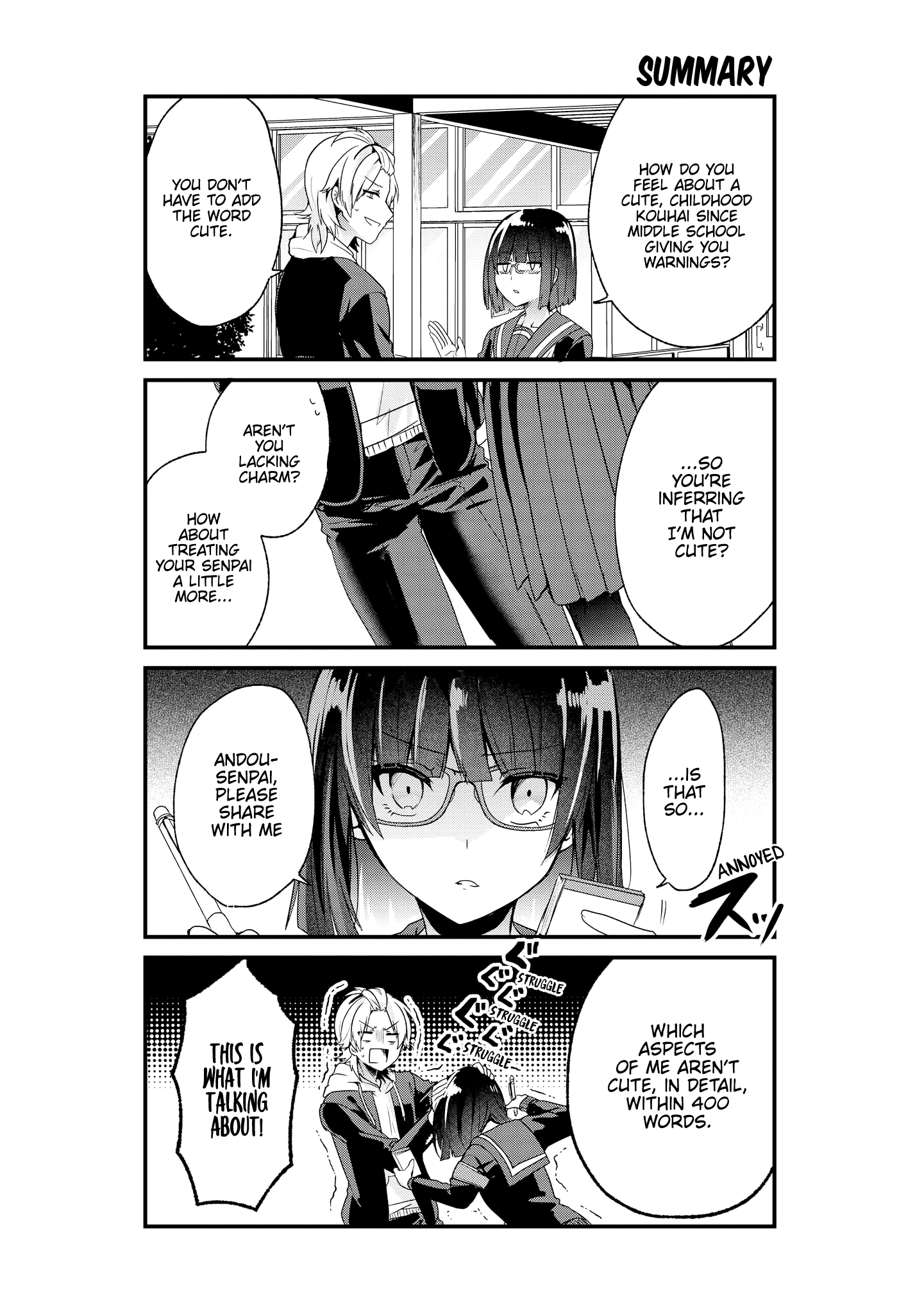 Just Flirting With a Cute, Annoying Kouhai chapter 5 - page 7