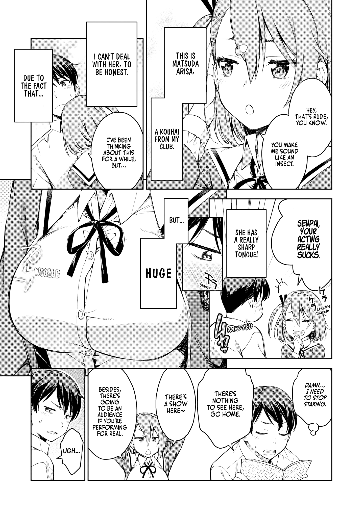 Just Flirting With a Cute, Annoying Kouhai chapter 6 - page 3