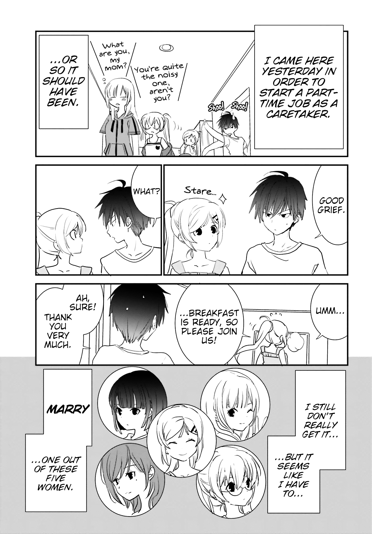 Miharashi-Sou No 6-Nin No Hanayome chapter 3 - page 9