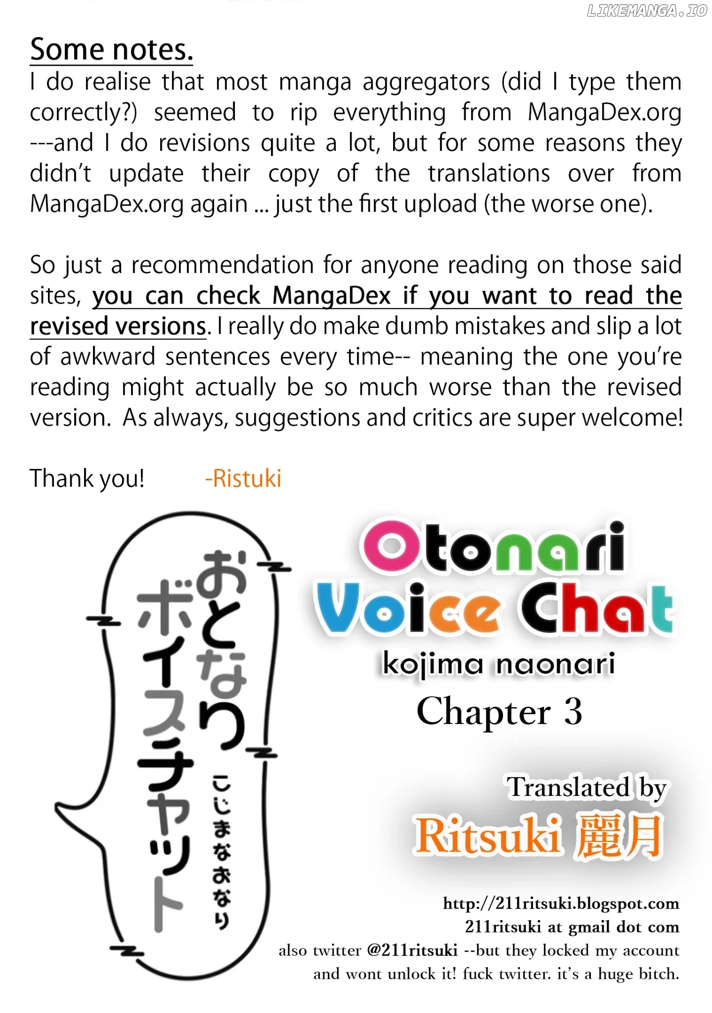 Otonari Voice Chat chapter 3 - page 2