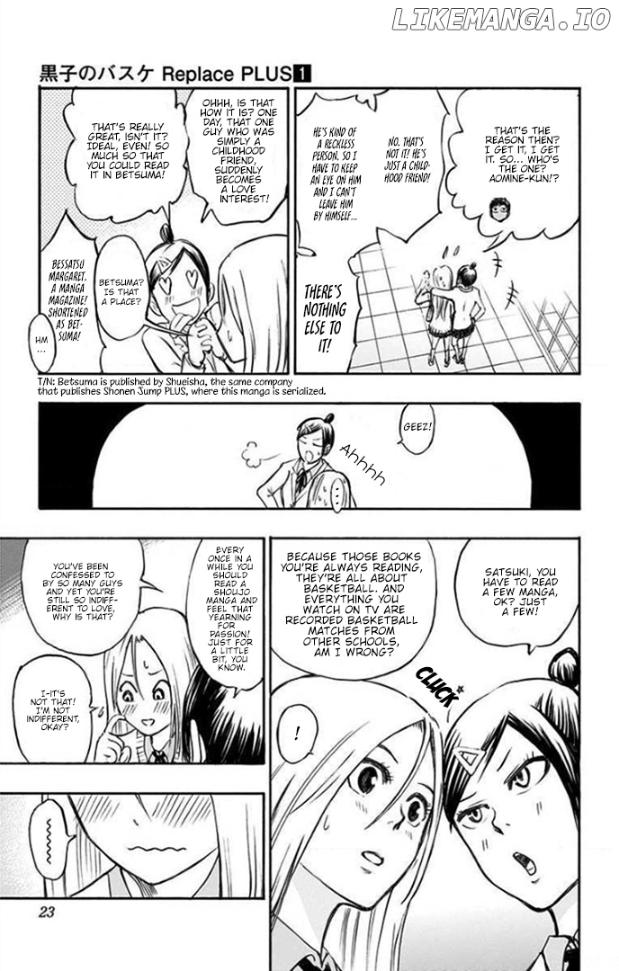 Kuroko No Basuke - Replace Plus chapter 1 - page 5