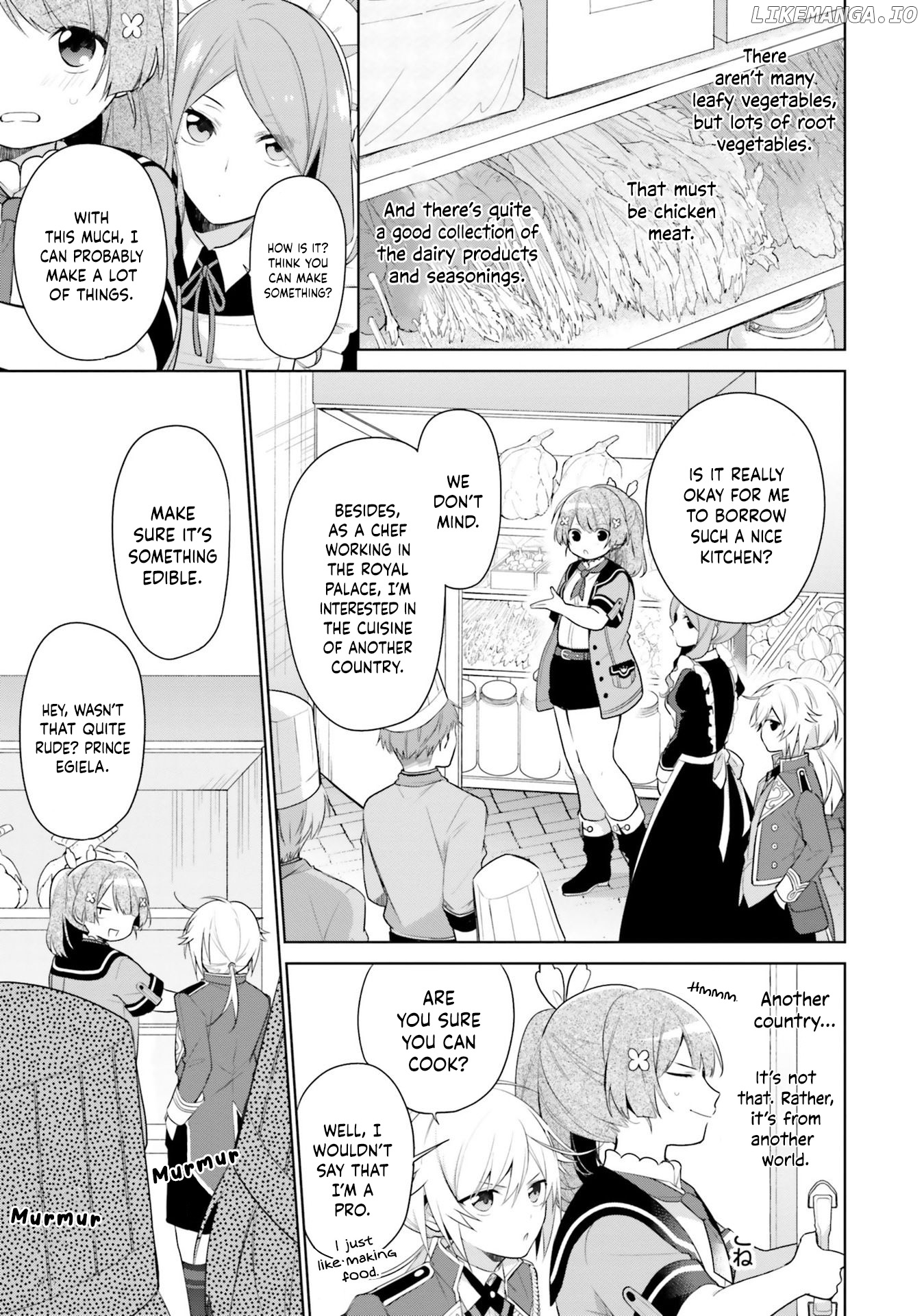 I'm Not The Saint, So I'll Just Leisurely Make Food At The Royal Palace chapter 3 - page 3