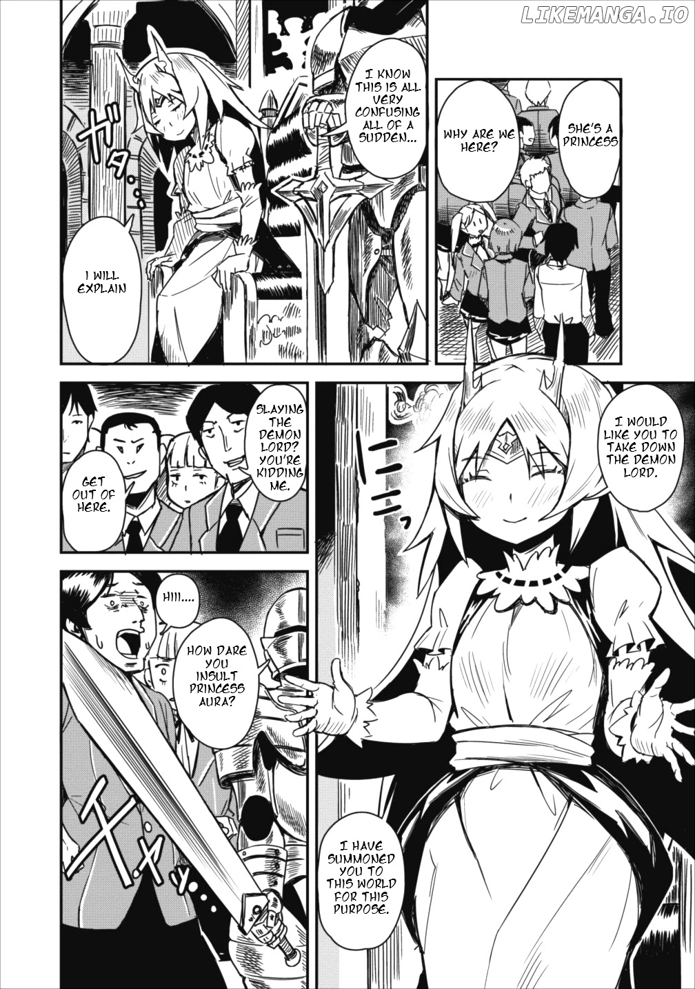 Class-Goto Shuudan Teni Shimashita Ga, Ichiban Tsuyoi Ore Wa Saijaku No Shounin Ni Gisouchuu chapter 2 - page 3