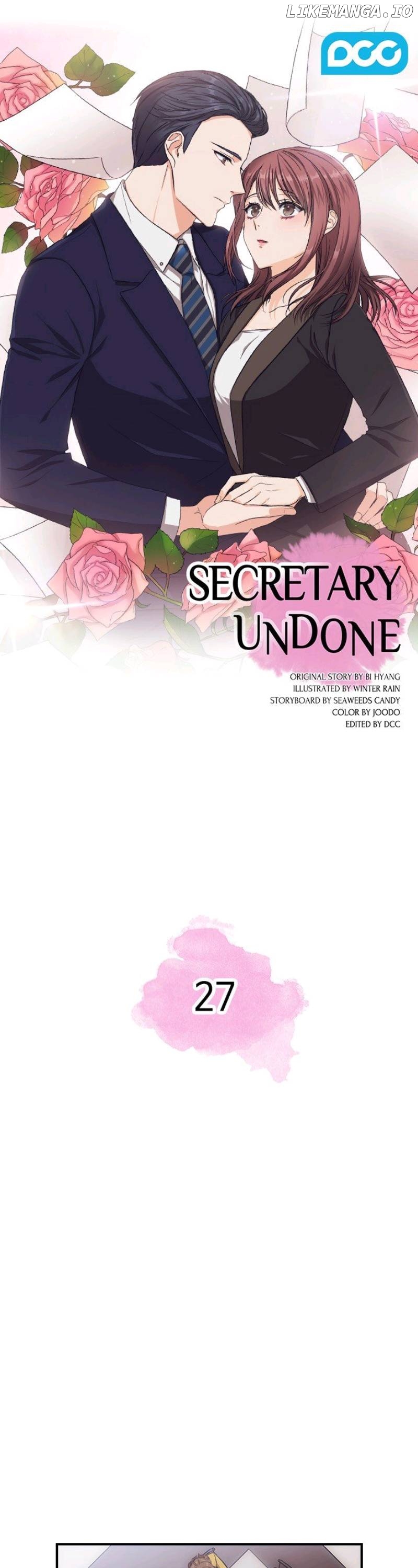 Secretary Disqualification Chapter 27 - page 1