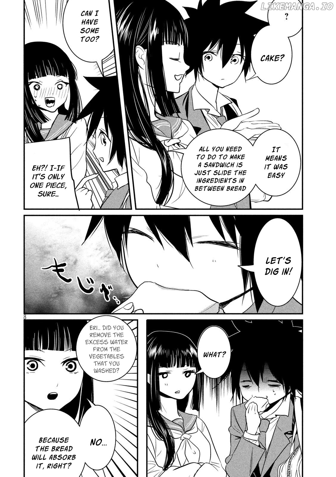 English XX Sensei (Temporary) chapter 4 - page 9