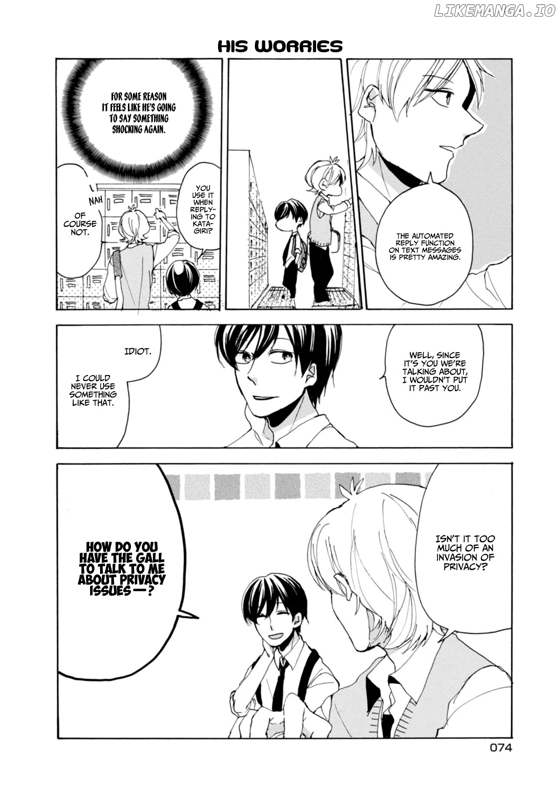 Akkun To Kanojo chapter 6 - page 4