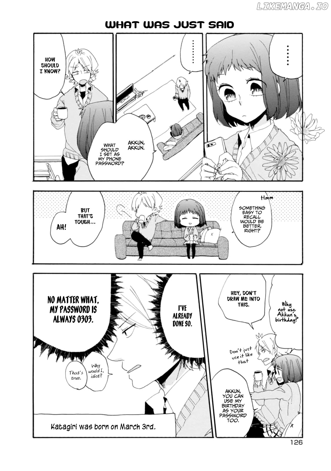 Akkun To Kanojo chapter 9 - page 14