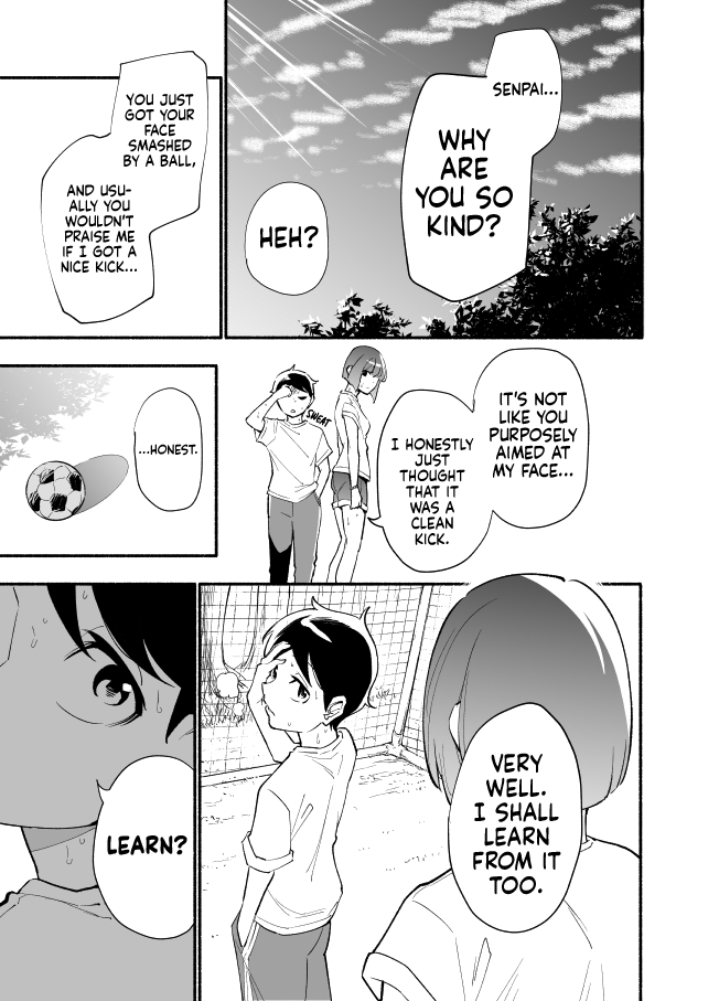 Until The Tall Kouhai (♀) And The Short Senpai (♂) Relationship Develops Into Romance chapter 24 - page 9