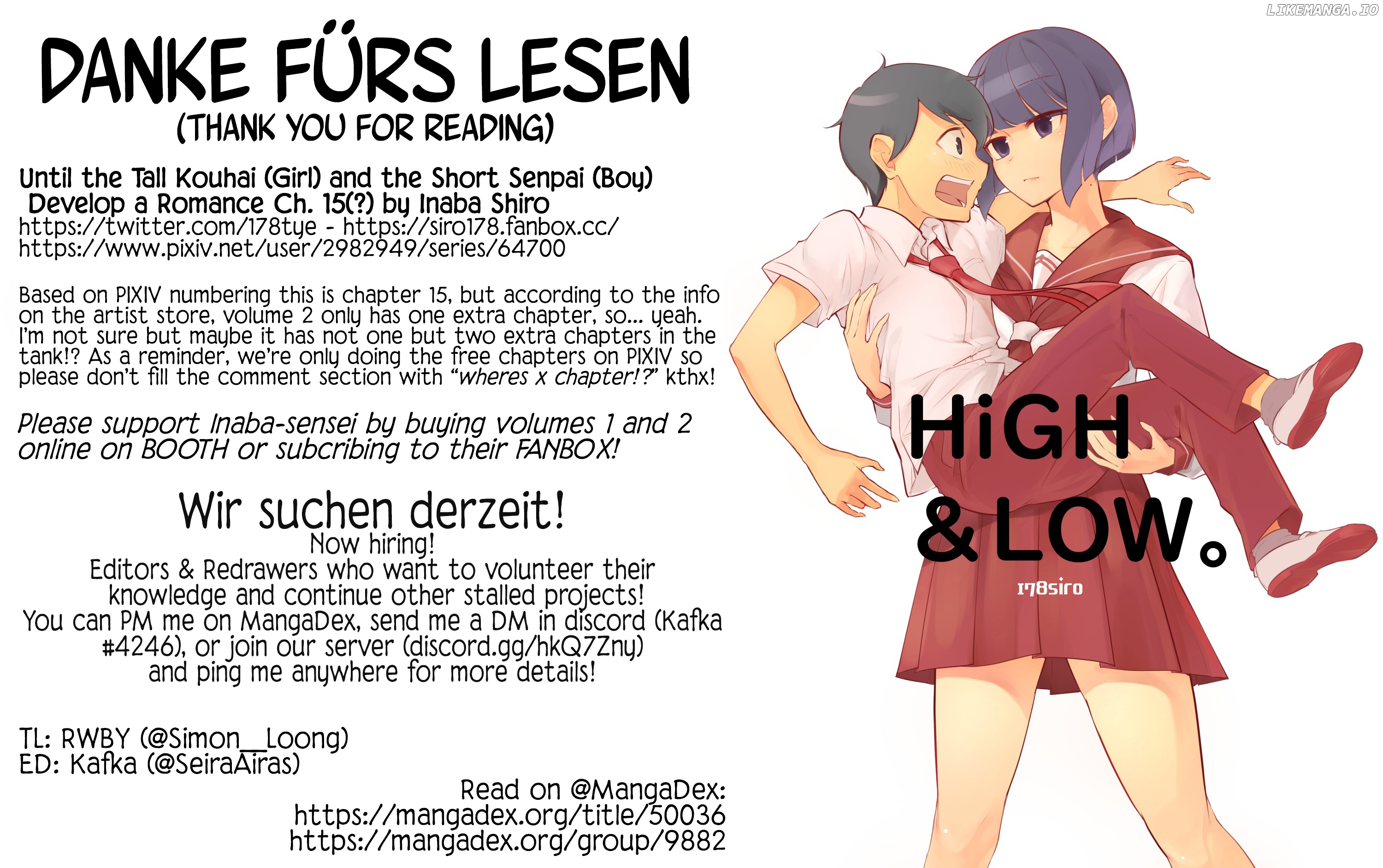 Until The Tall Kouhai (♀) And The Short Senpai (♂) Relationship Develops Into Romance chapter 14 - page 9