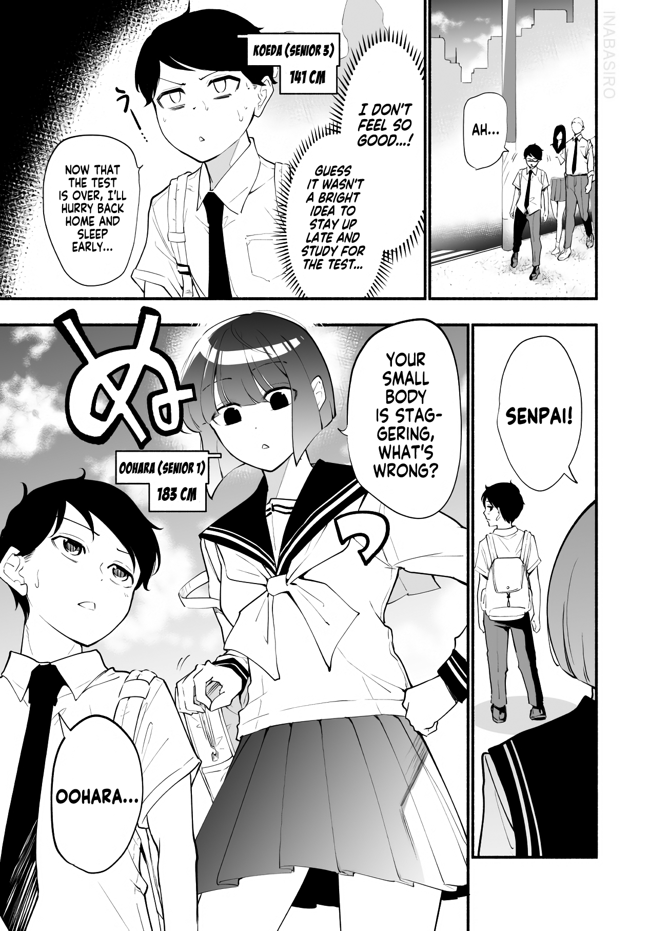 Until The Tall Kouhai (♀) And The Short Senpai (♂) Relationship Develops Into Romance chapter 11 - page 1