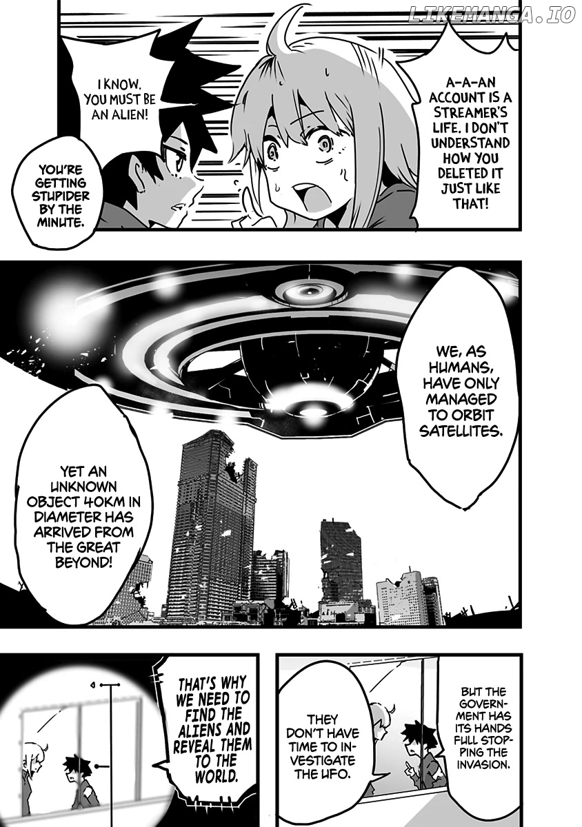 Amateur E-girl Streaming a Space War chapter 7 - page 15