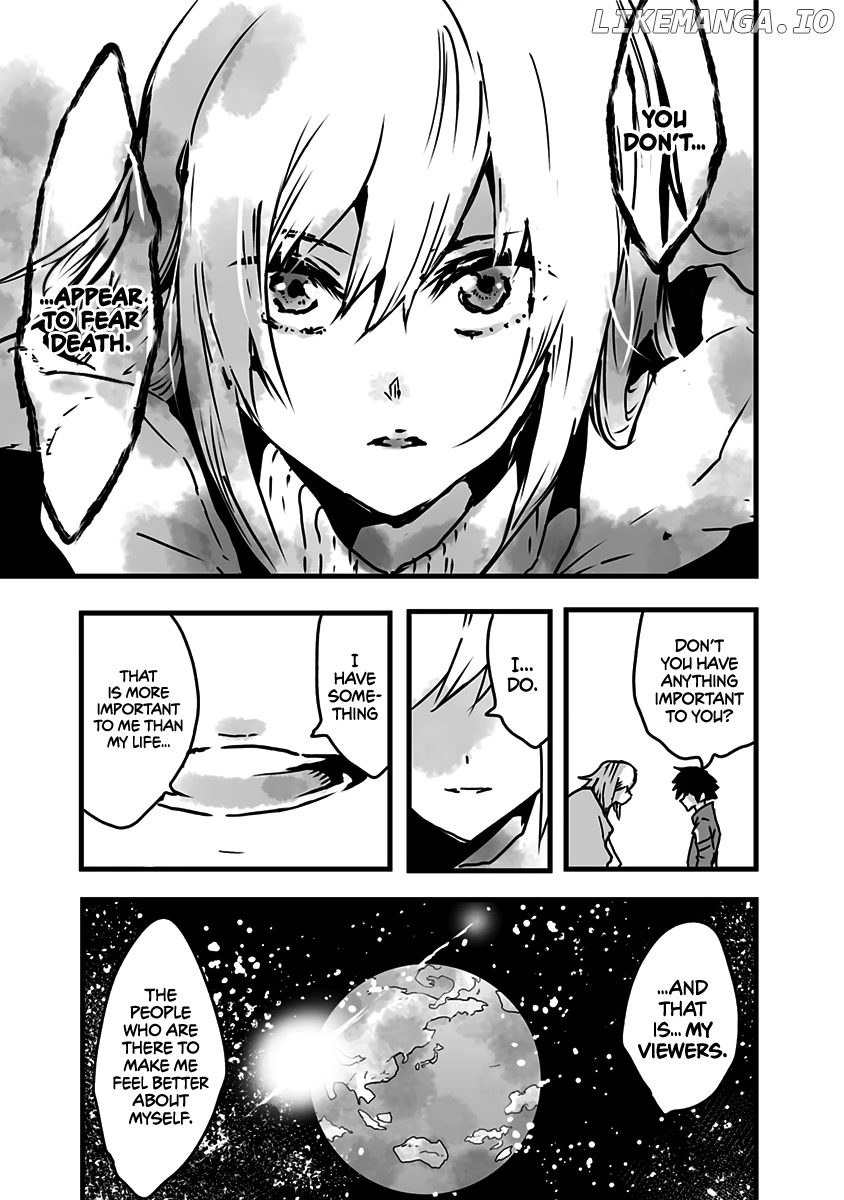 Amateur E-girl Streaming a Space War chapter 7 - page 23