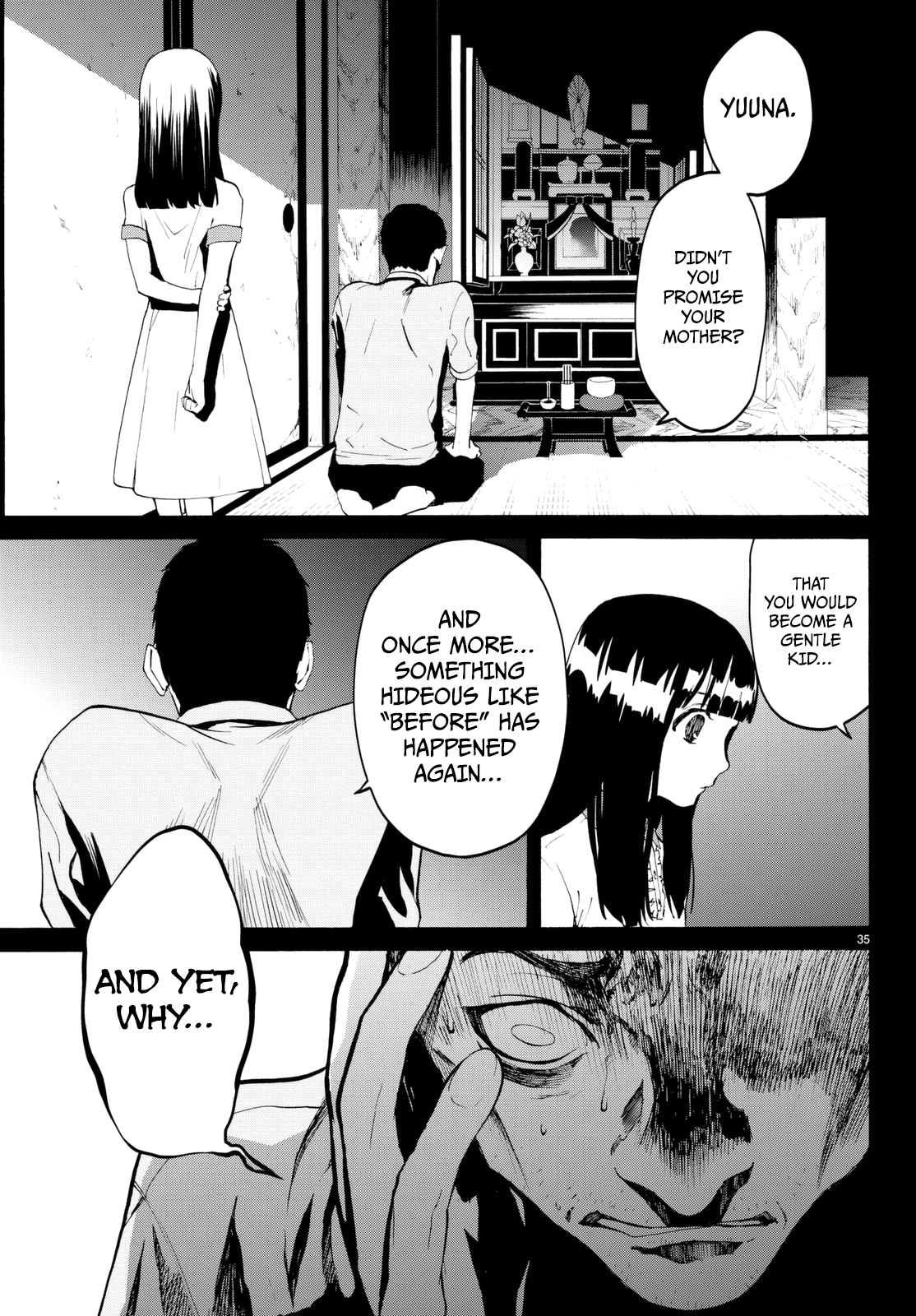 Kon'ya Wa Tsuki Ga Kirei Desu Ga, Toriaezu Shine chapter 18 - page 36