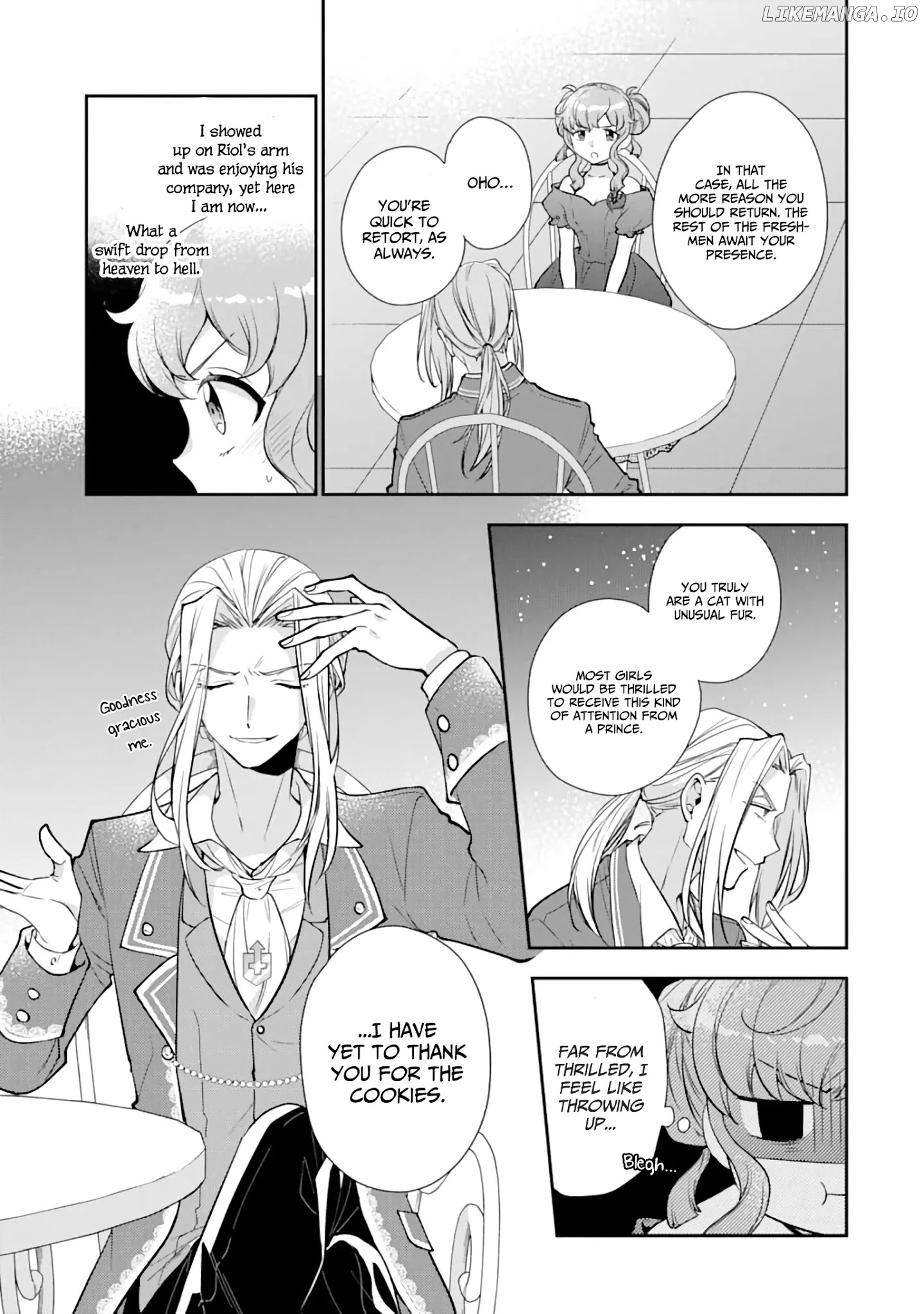 The Noble Girl With a Crush on a Plain and Studious Guy Finds the Arrogant Prince to be a Nuisance chapter 5 - page 16