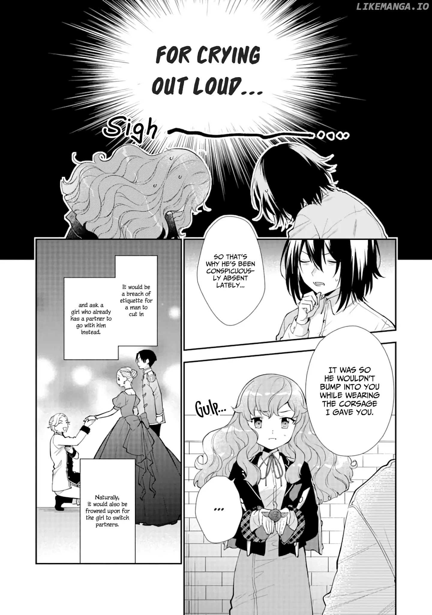 The Noble Girl With a Crush on a Plain and Studious Guy Finds the Arrogant Prince to be a Nuisance chapter 4 - page 54