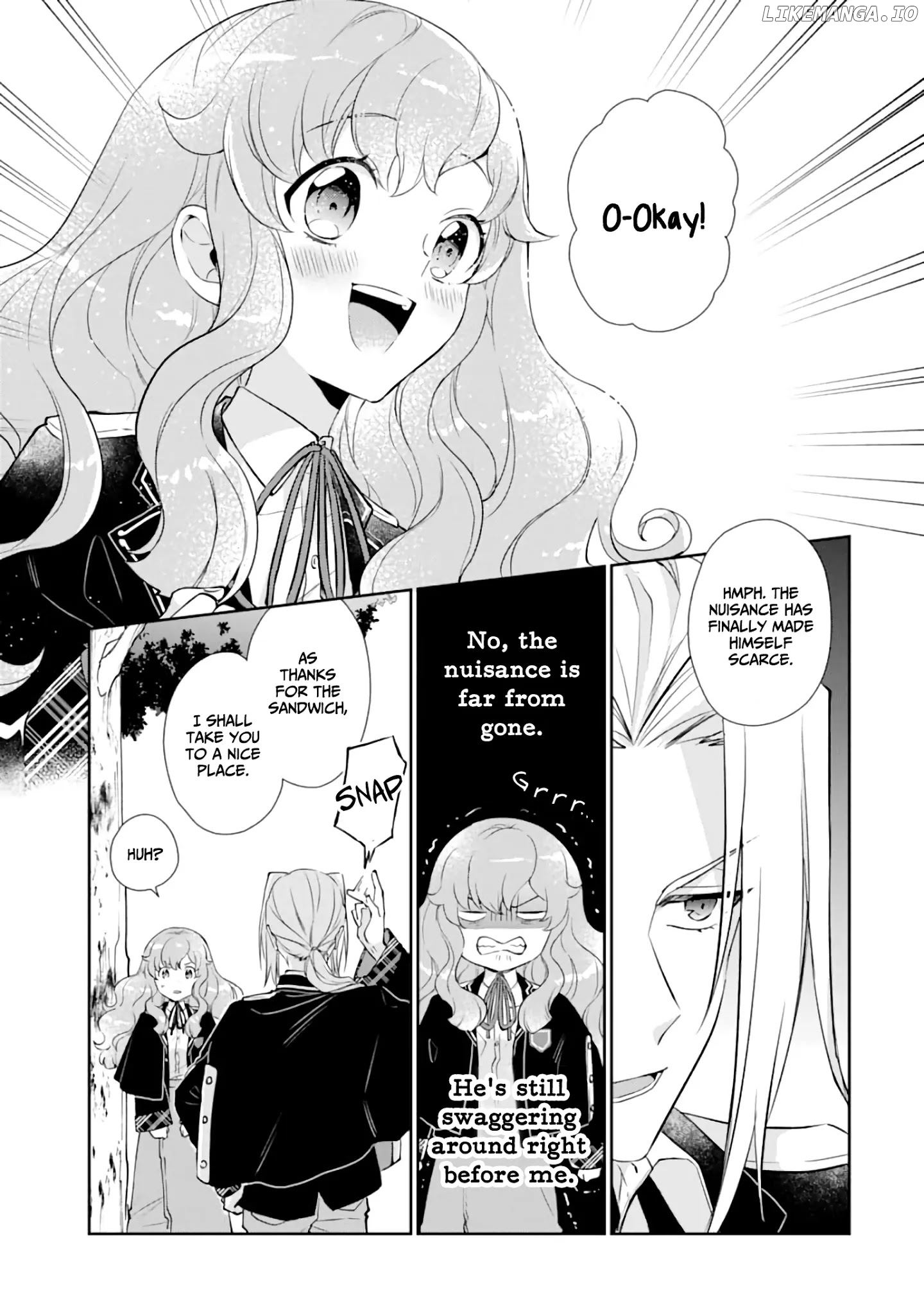 The Noble Girl With a Crush on a Plain and Studious Guy Finds the Arrogant Prince to be a Nuisance chapter 2 - page 10