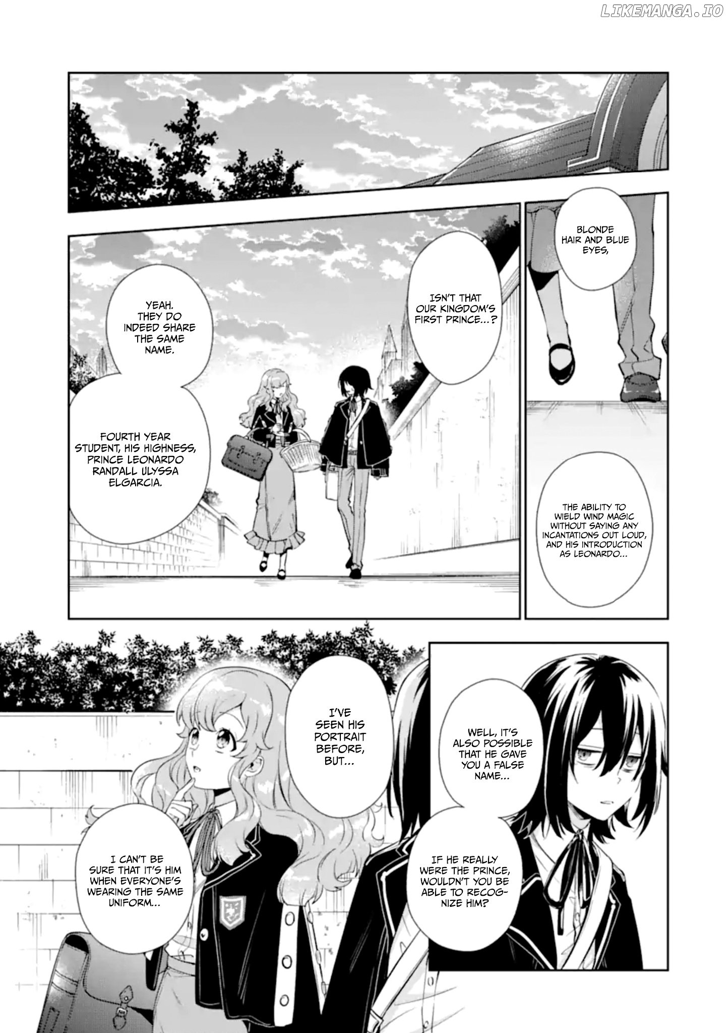 The Noble Girl With a Crush on a Plain and Studious Guy Finds the Arrogant Prince to be a Nuisance chapter 1.2 - page 2