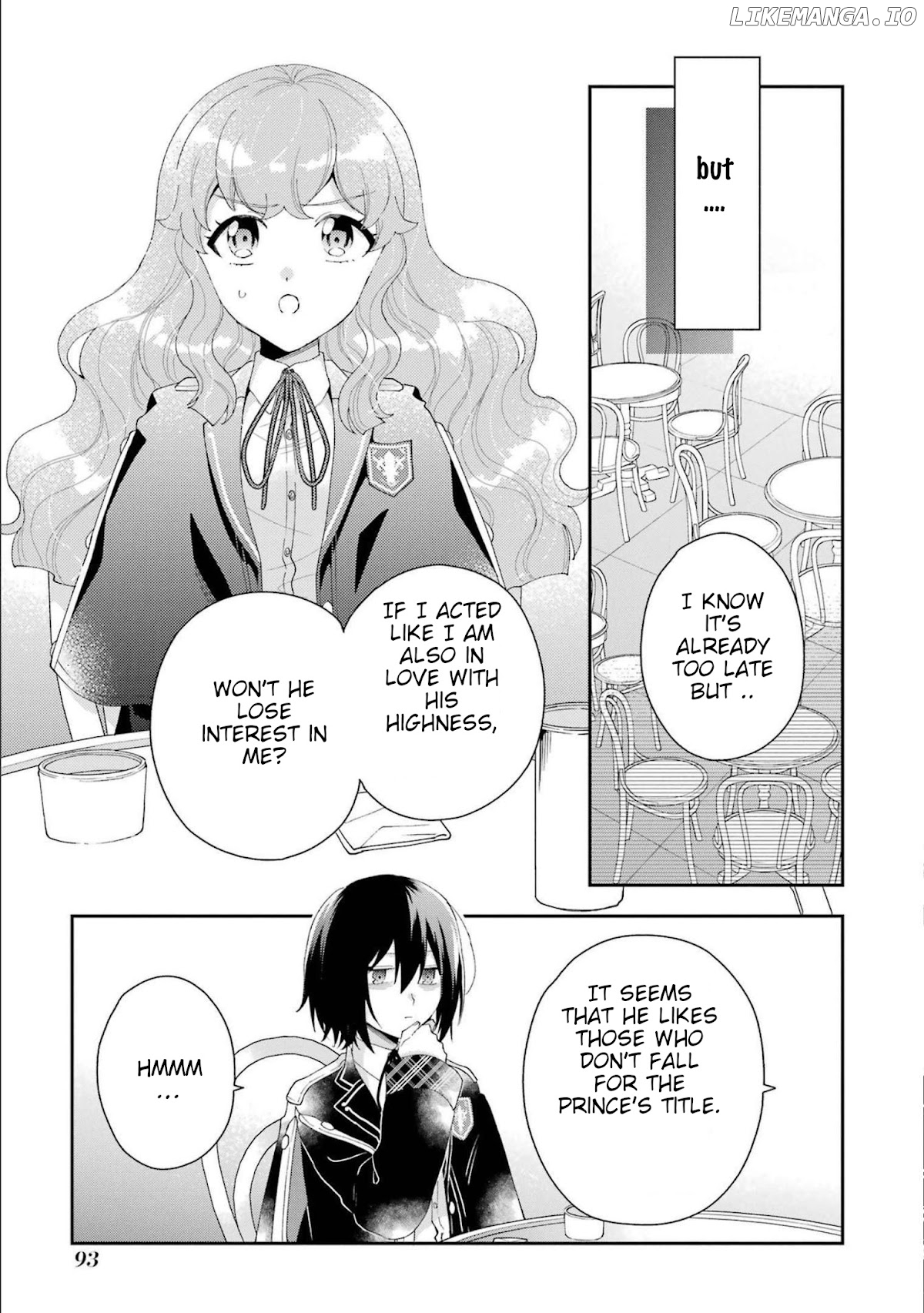 The Noble Girl With a Crush on a Plain and Studious Guy Finds the Arrogant Prince to be a Nuisance chapter 15 - page 9