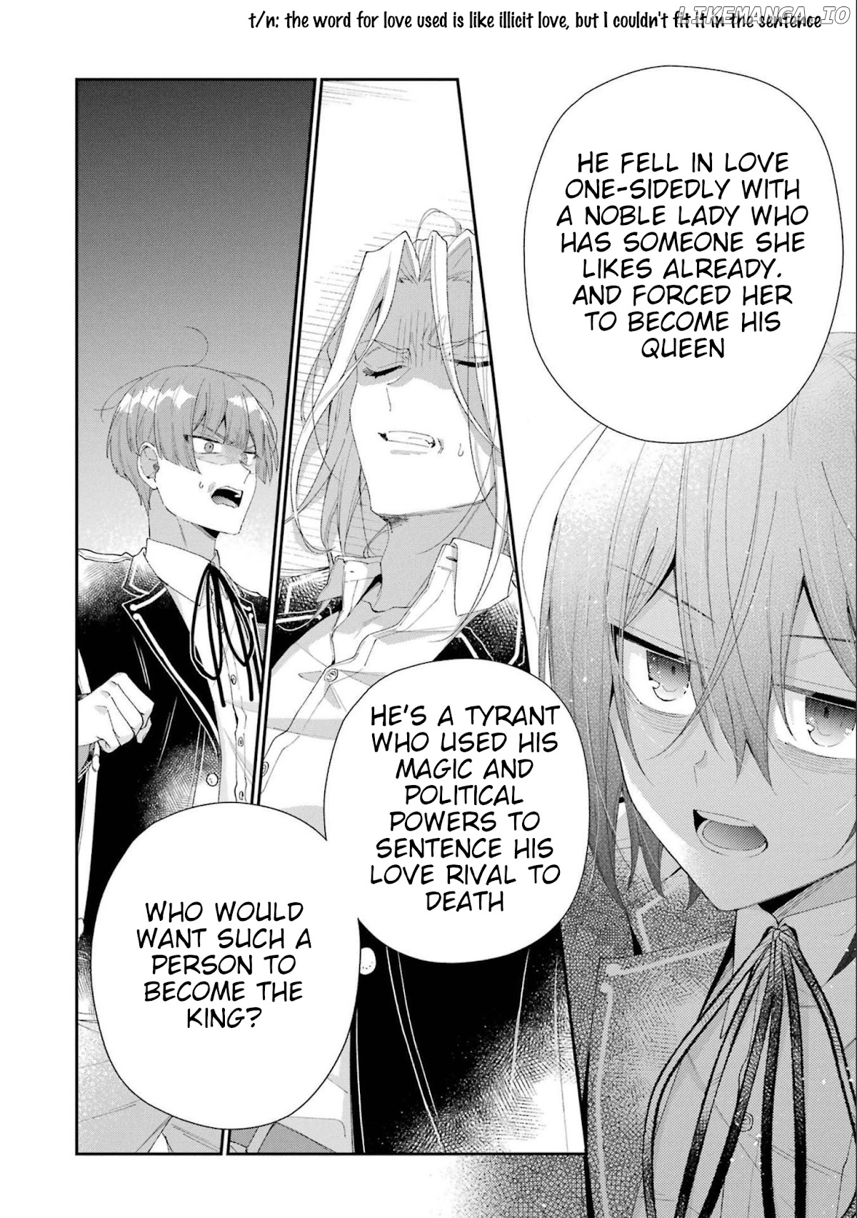 The Noble Girl With a Crush on a Plain and Studious Guy Finds the Arrogant Prince to be a Nuisance chapter 14 - page 12