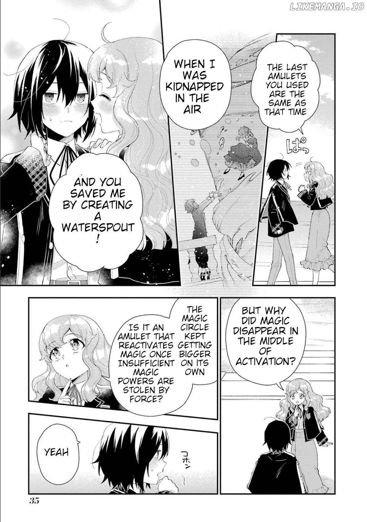 The Noble Girl With a Crush on a Plain and Studious Guy Finds the Arrogant Prince to be a Nuisance chapter 13 - page 36