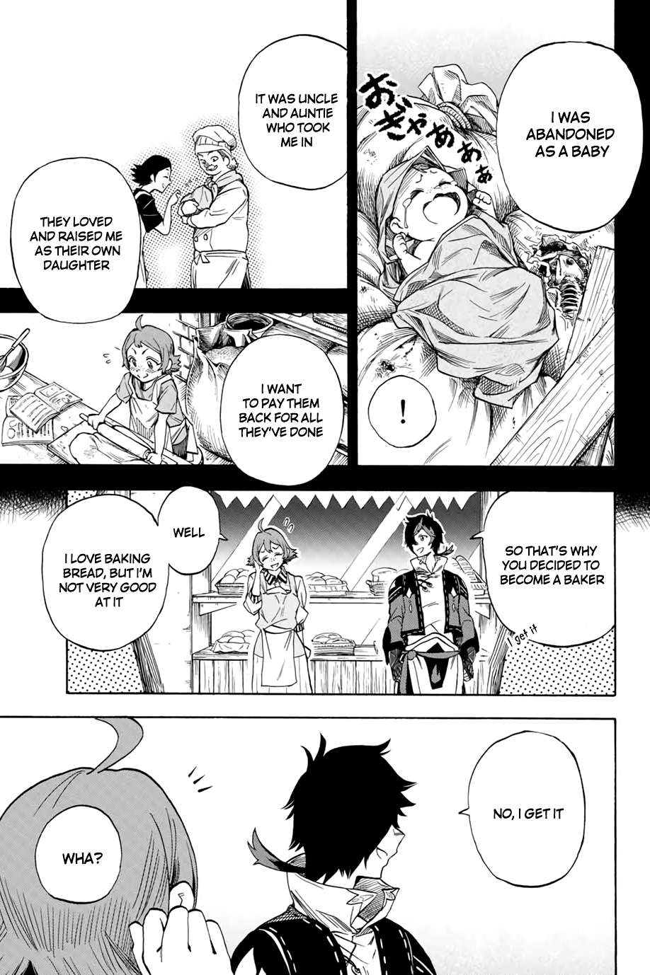 Jigoku no Gouka de Yaka re Tsuzuketa Shounen. Saikyou no Honou Tsukai to Natte Fukkatsu Suru. Chapter 13 - page 7