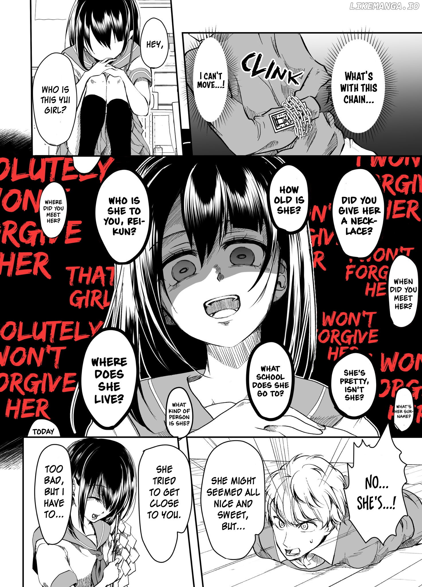 My Yandere Girlfriend Won't Let Me Rest in Peace chapter 13 - page 1