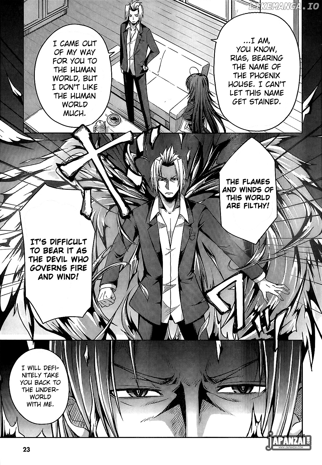 High-School DxD Chapter 14 - page 12