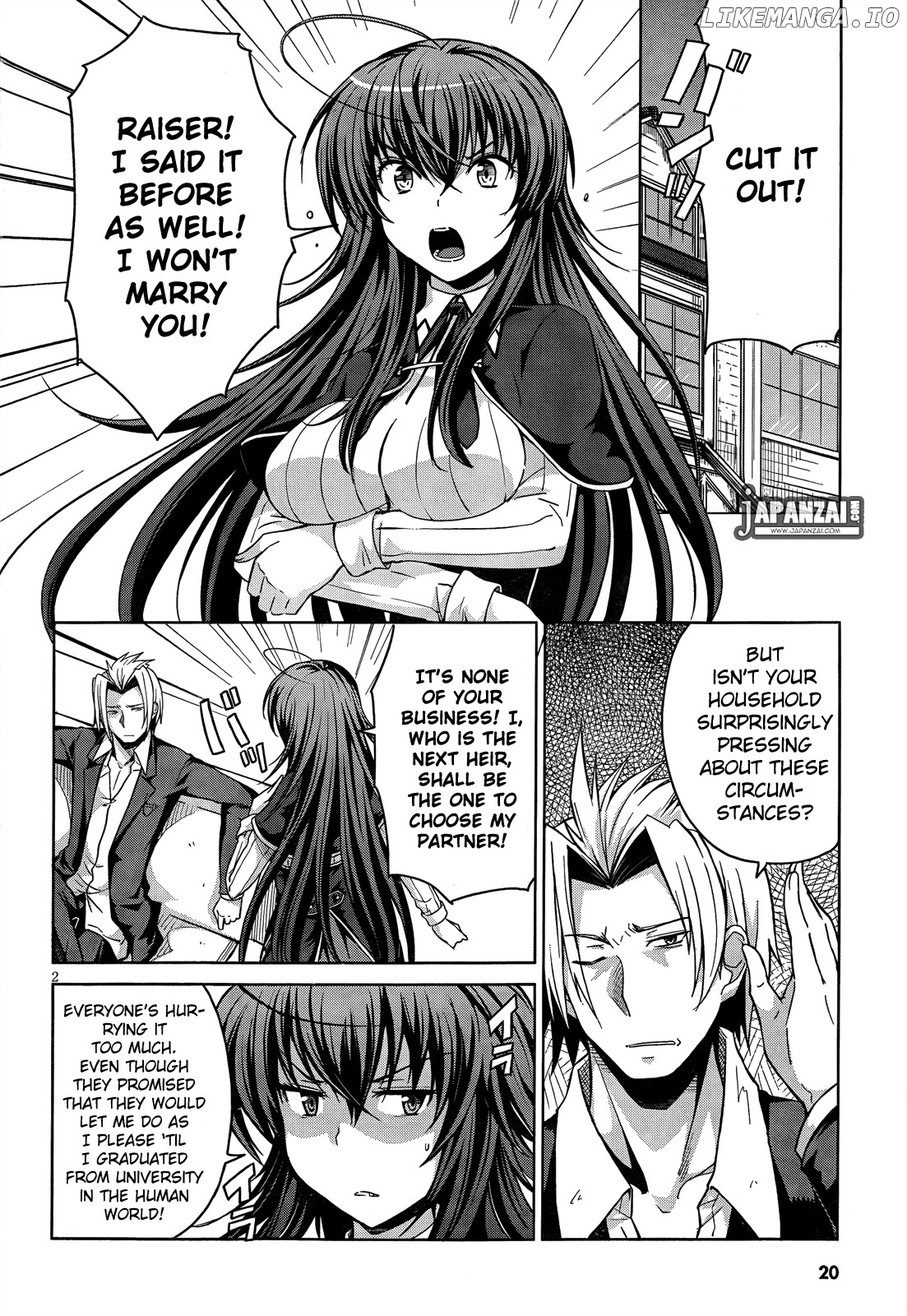 High-School DxD Chapter 14 - page 9