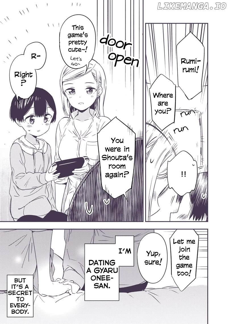 Secret Gyaru x Shota couple chapter 1 - page 4