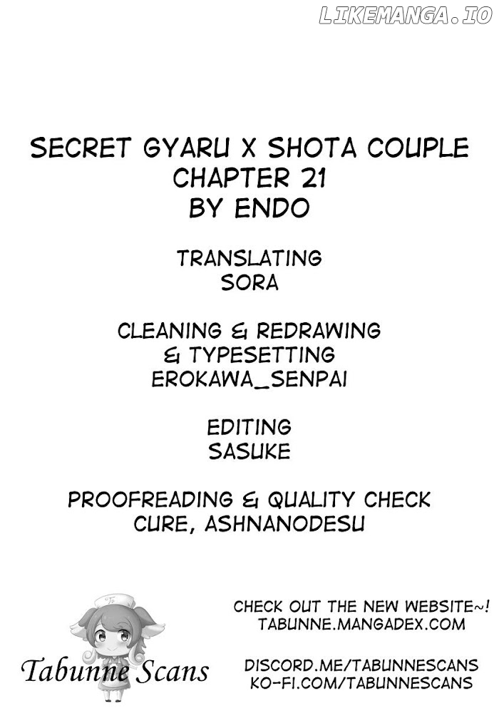 Secret Gyaru x Shota couple chapter 21 - page 5