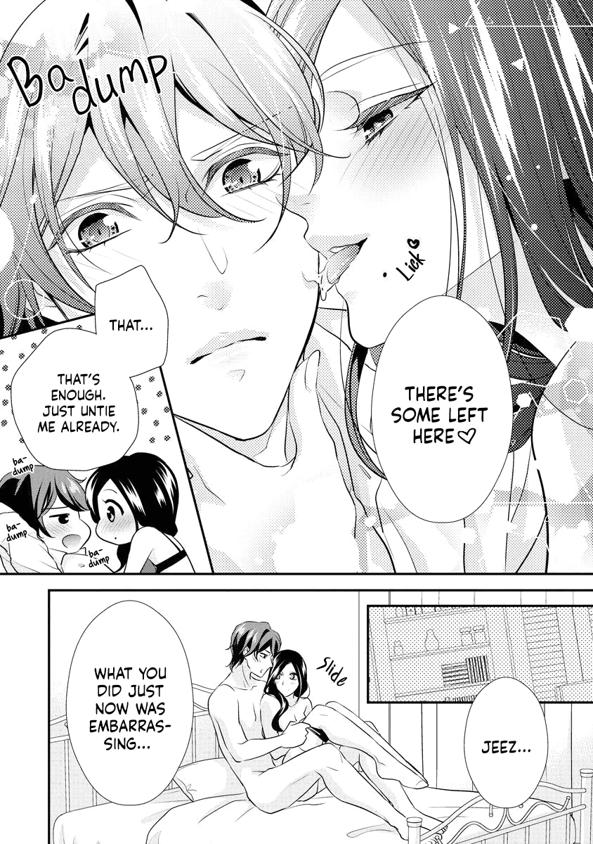 Hagukumi Ai wa Maiban Komame ni ~Toshishita Kareshi no Totsu Seichou Kiroku~ chapter 5 - page 17