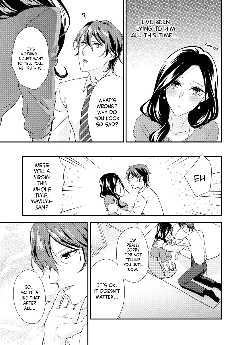 Hagukumi Ai wa Maiban Komame ni ~Toshishita Kareshi no Totsu Seichou Kiroku~ chapter 5 - page 24