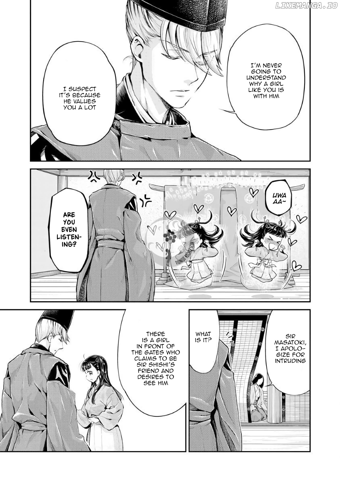 Heian Juukon Monogatari: Juujin Danna-sama wa Shojo Hanayome wo Amaku Torokasu chapter 3 - page 11