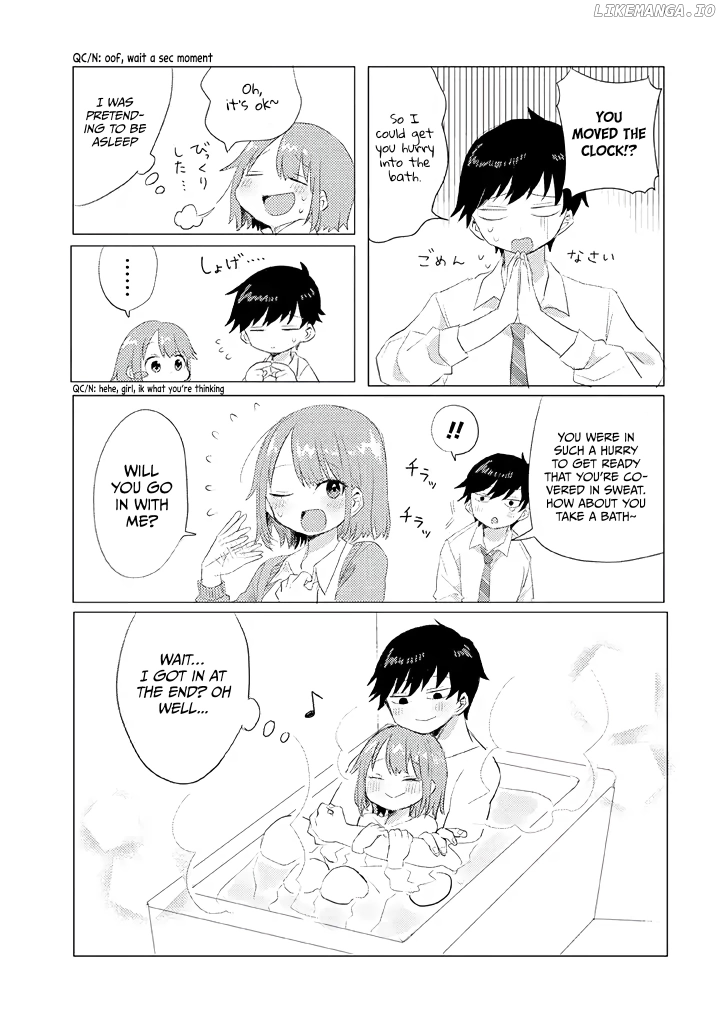 Girlfriend Who Absolutely Doesn’T Want To Take A Bath Vs Boyfriend Who Absolutely Wants Her To Take A Bath chapter 4 - page 6