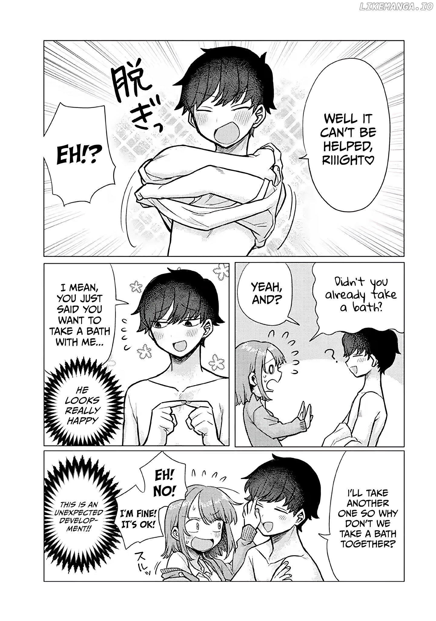 Girlfriend Who Absolutely Doesn’T Want To Take A Bath Vs Boyfriend Who Absolutely Wants Her To Take A Bath chapter 21 - page 3