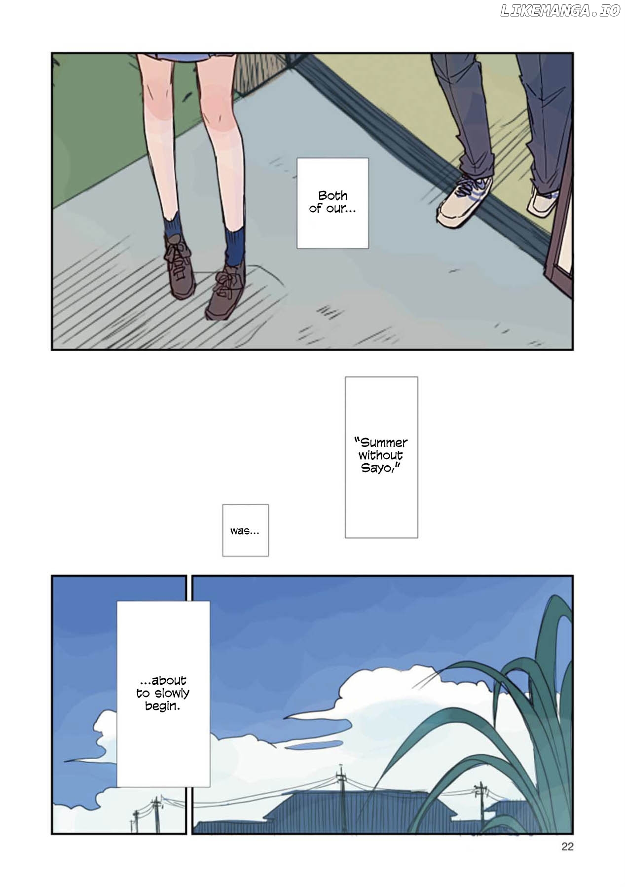 Sore Wa, Kimi Ga Mita Ao Datta chapter 1 - page 22