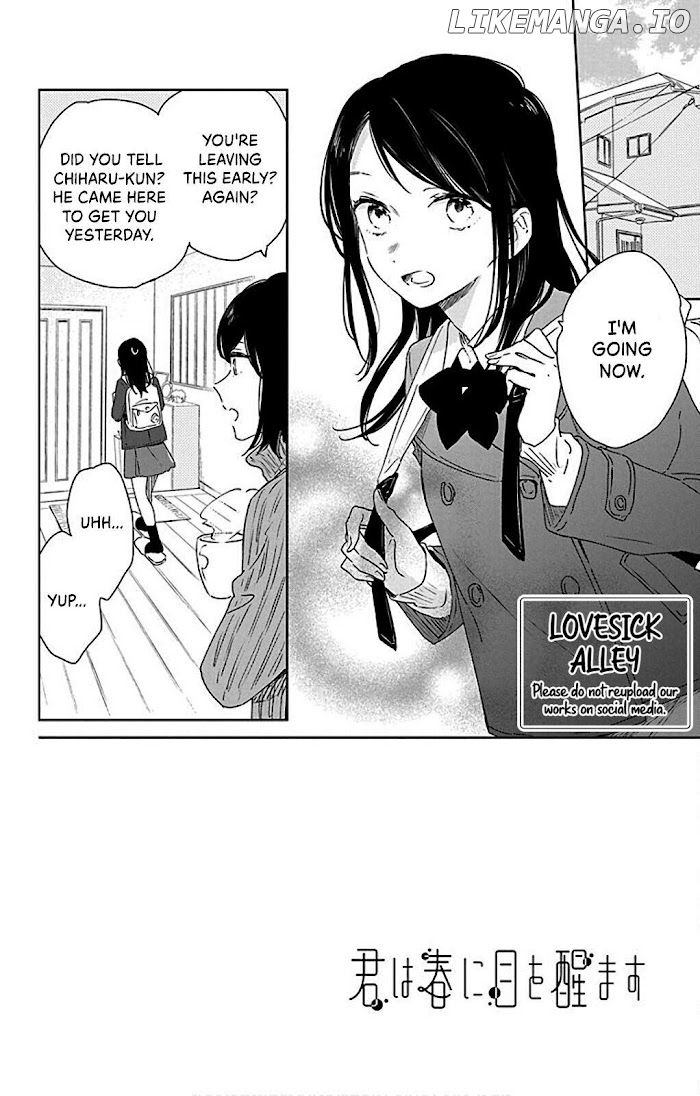 Kimi Wa Haru Ni Me Wo Samasu chapter 38 - page 3