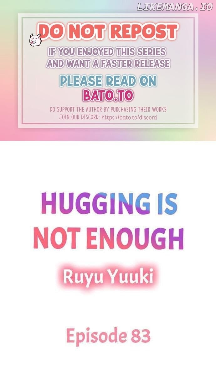 Hugging Is Not Enough chapter 83 - page 1