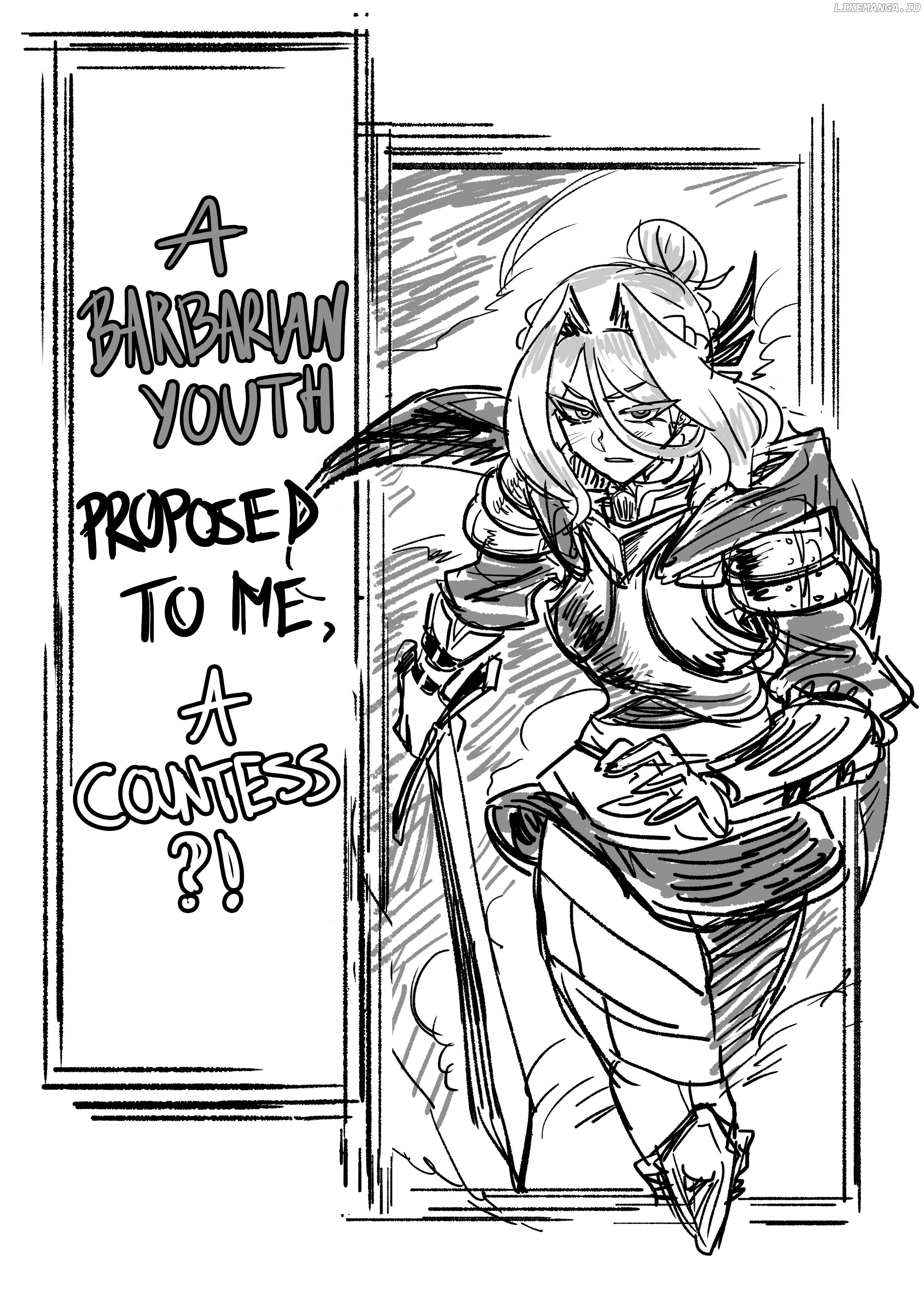 A Barbarian Youth Proposed To Me, A Countess!? Chapter 1 - page 1