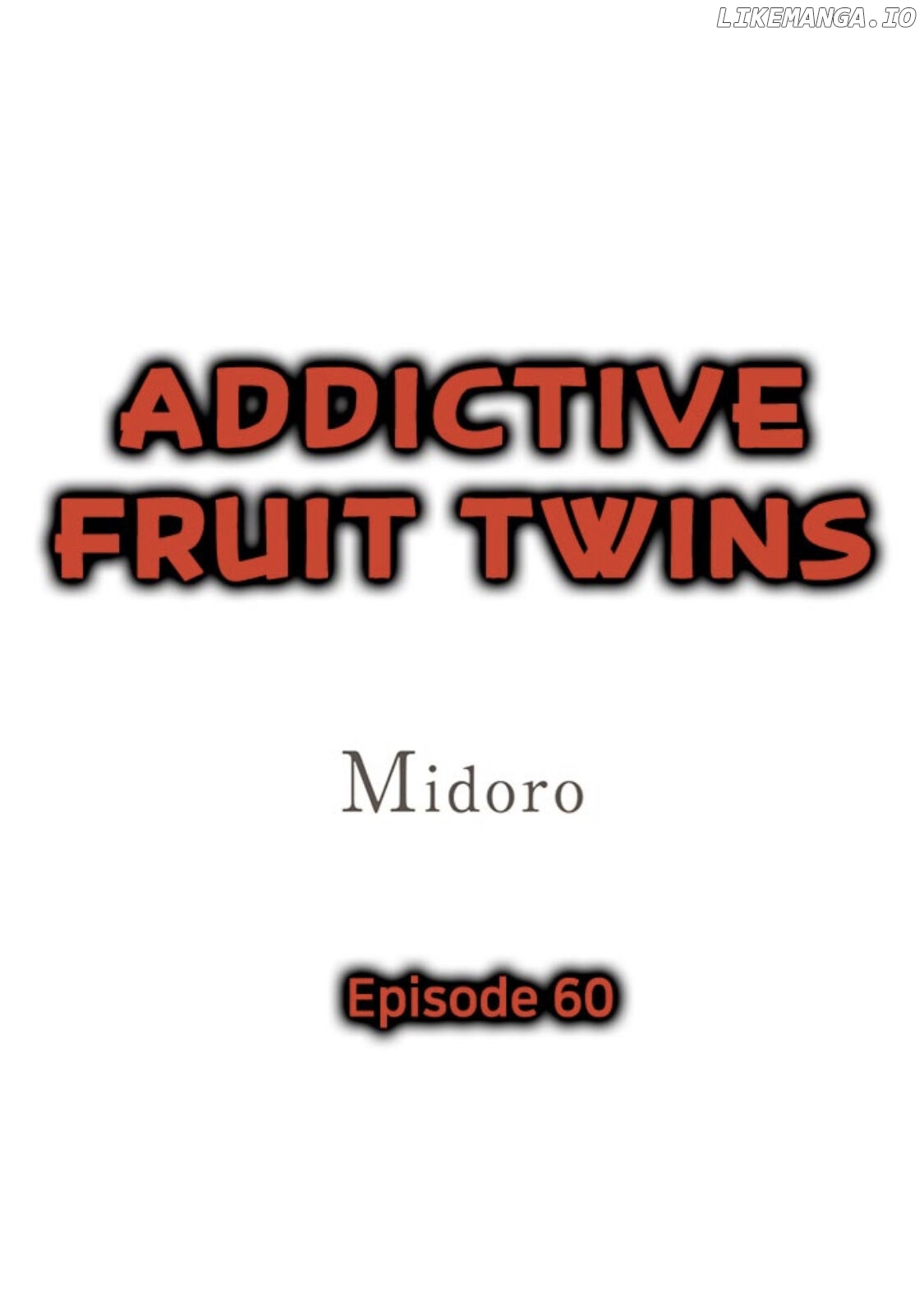 Addictive Fruit Twins chapter 60 - page 1