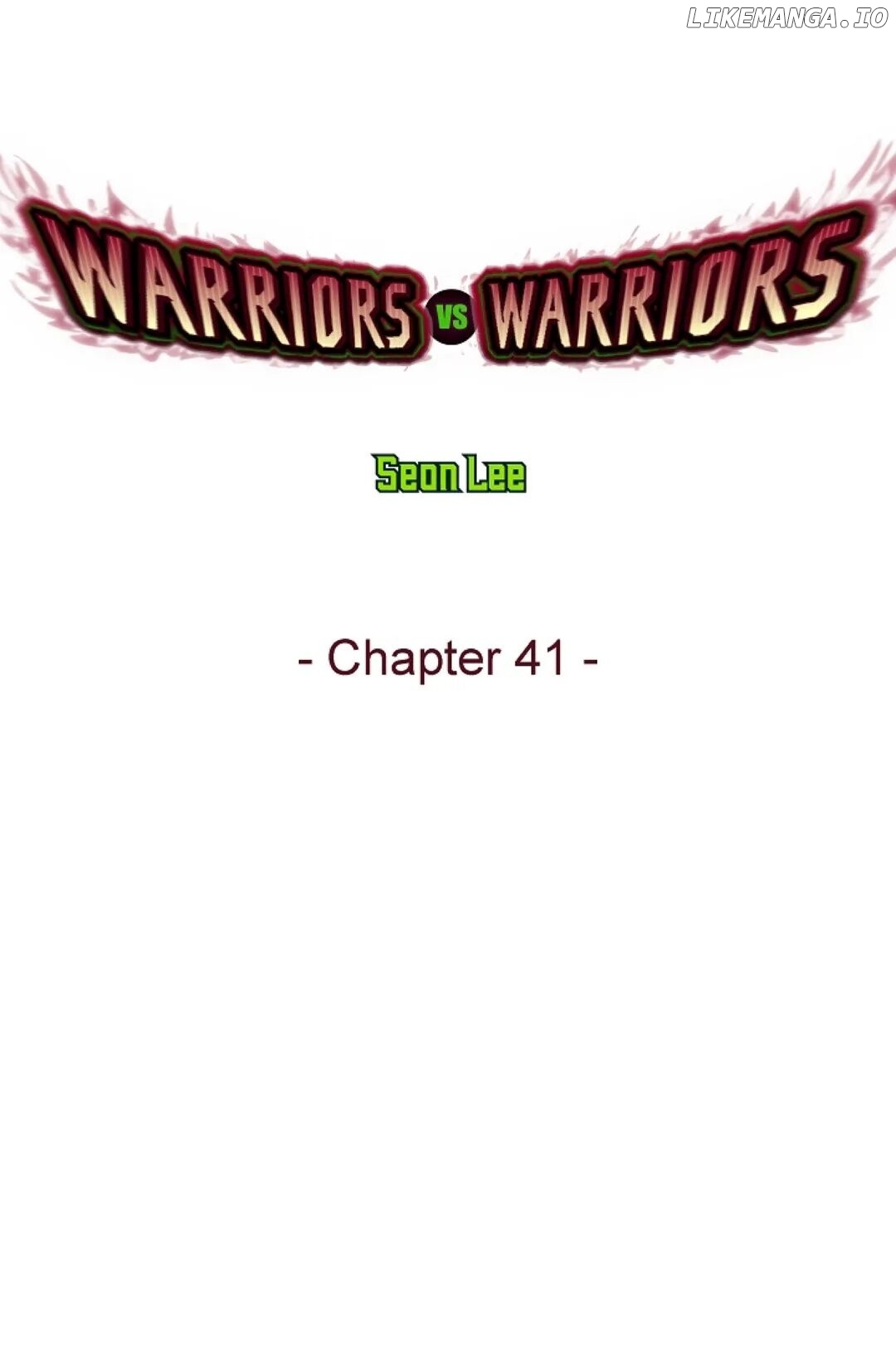 Warriors Vs. Warriors Chapter 41 - page 1