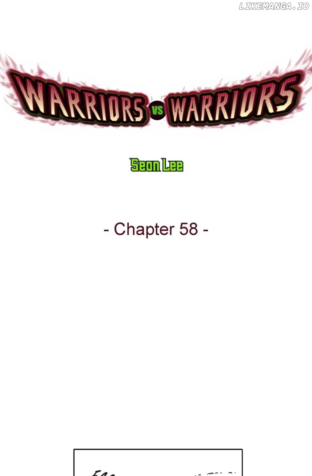 Warriors Vs. Warriors Chapter 58 - page 1