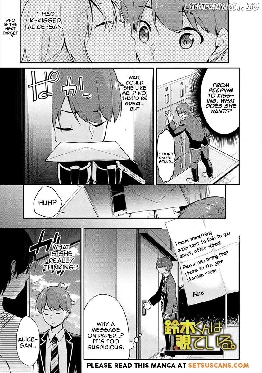 Suzuki-Kun Is Peeping. chapter 4 - page 3