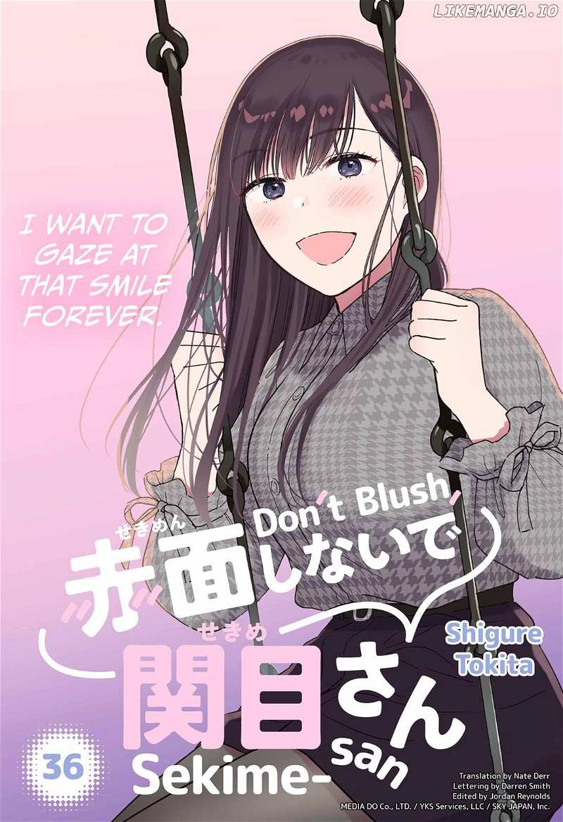 Don't Blush, Sekime-san! chapter 36 - page 1