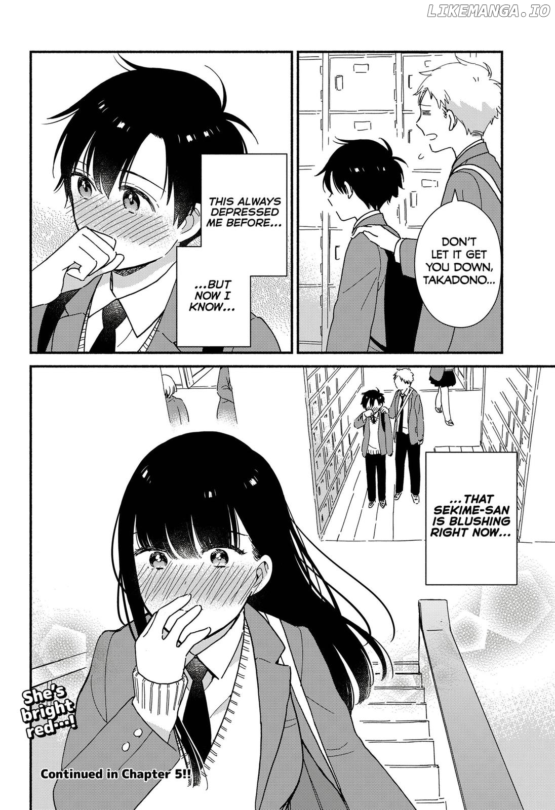 Don't Blush, Sekime-san! chapter 4 - page 10